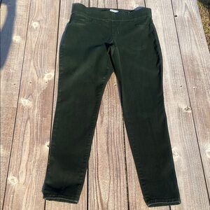 Nine West Dark Army Green Skinny Jeans